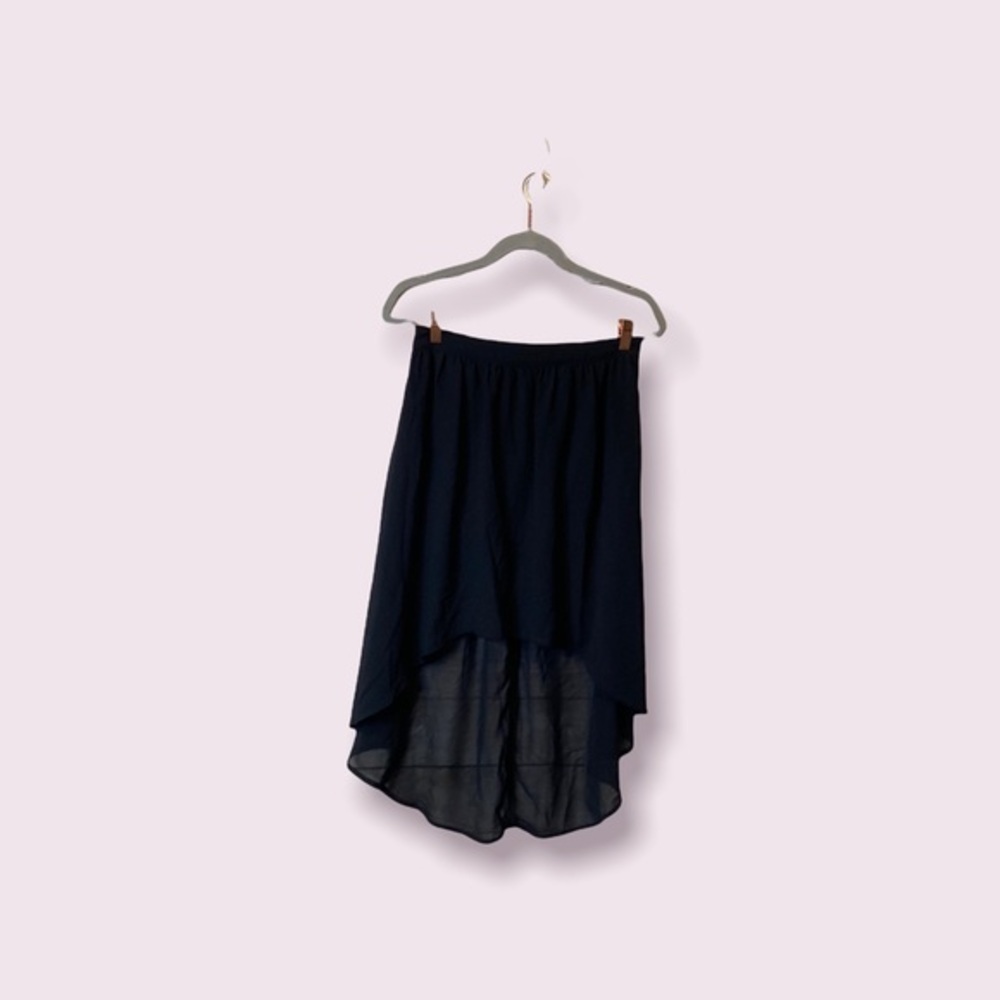 💜💜 Forever 21 Hi-Lo Lined Sheer Skirt Size M